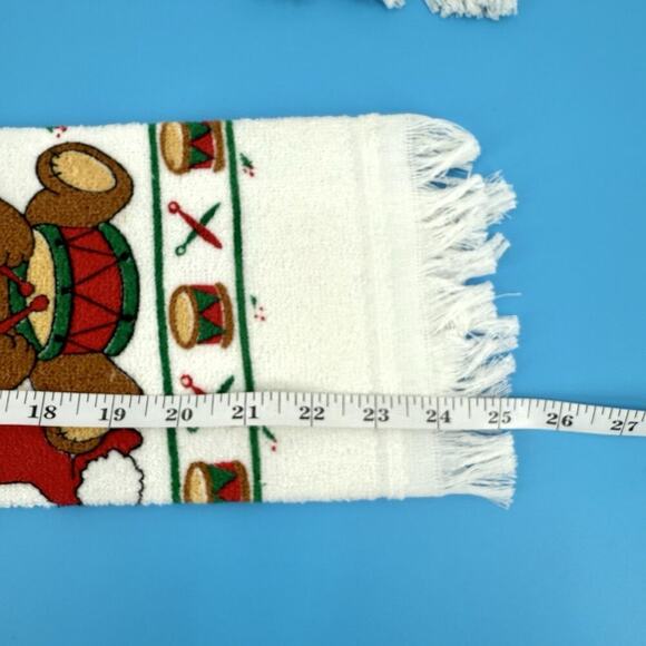 Set of 2 Vintage Hand Towels by Cannon Christmas Time 100% cotton made In USA - Picture 9 of 9